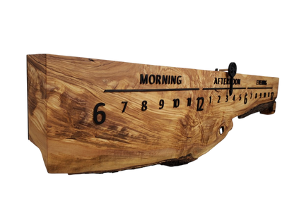 Life:5 - foot Olivewood/Wenge - Linear Clockworks