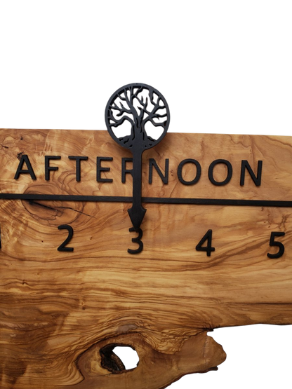 Life:5 - foot Olivewood/Wenge - Linear Clockworks