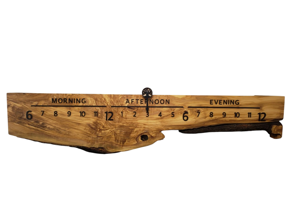 Life:5 - foot Olivewood/Wenge - Linear Clockworks