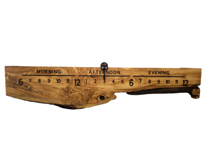 Life:5 - foot Olivewood/Wenge - Linear Clockworks