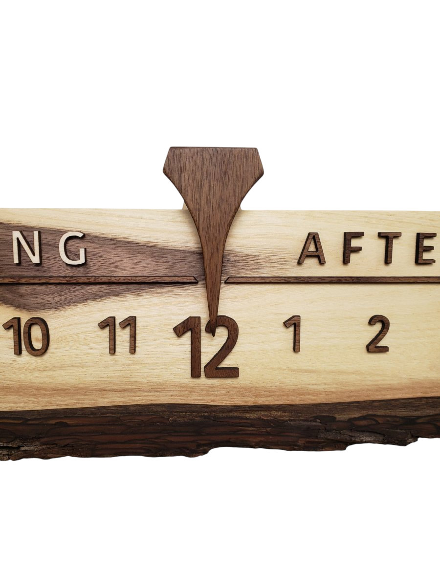 Magnolia:3 - foot Walnut/Walnut - Linear Clockworks