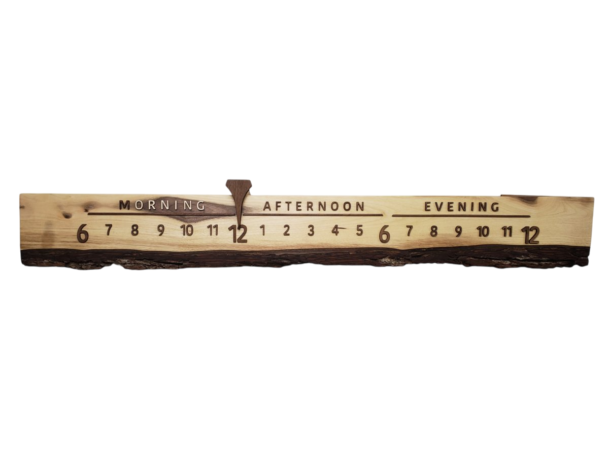 Magnolia:3 - foot Walnut/Walnut - Linear Clockworks