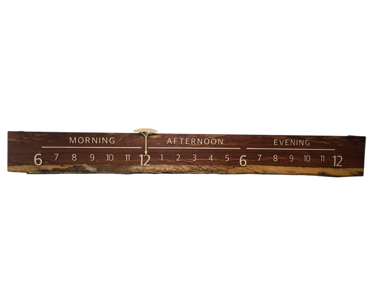 Manua Loa:5 - foot Chechen/Maple - Linear Clockworks