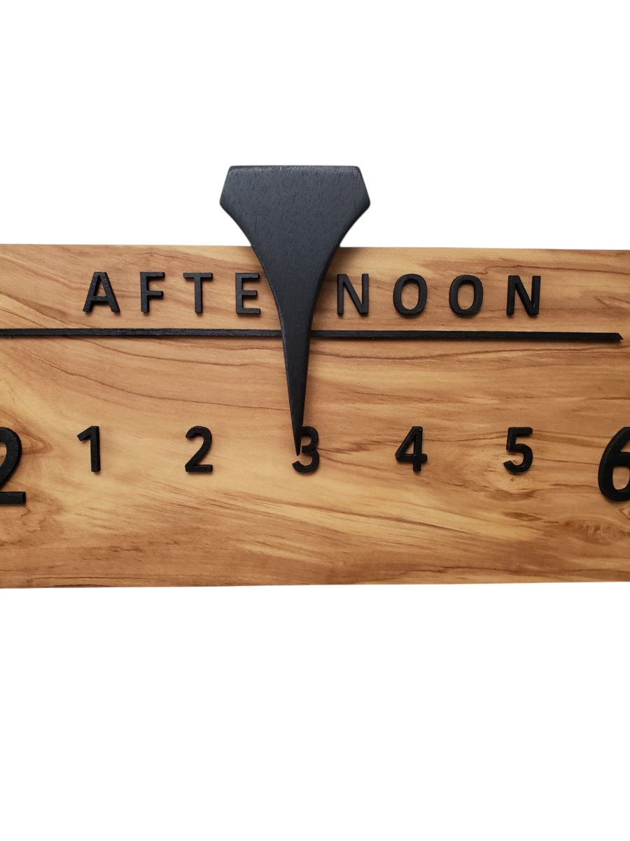 Florence:3 - foot Olivewood/Walnut - Linear Clockworks