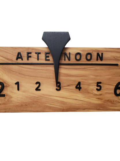 Florence:3 - foot Olivewood/Walnut - Linear Clockworks