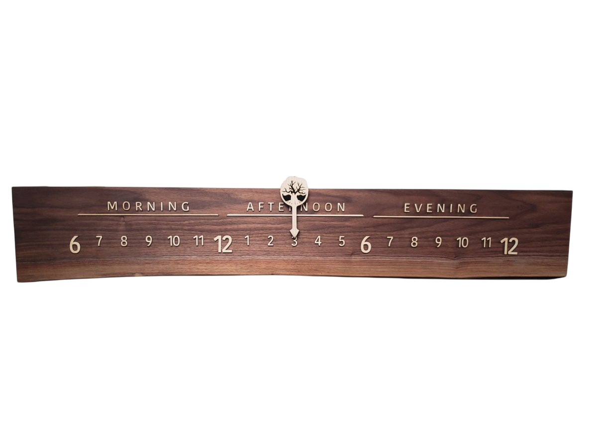 Gamma:3 - foot Walnut/Maple - Linear Clockworks