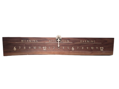 Gamma:3 - foot Walnut/Maple - Linear Clockworks