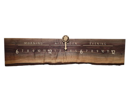 Etna:3 - foot Walnut/Maple - Linear Clockworks