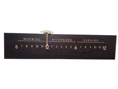 Kenya:3 - foot Wenge/Maple - Linear Clockworks