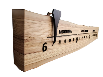 Milan: 5 - foot Olivewood/Walnut - Linear Clockworks