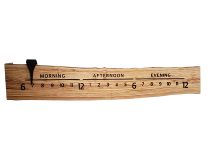Milan: 5 - foot Olivewood/Walnut - Linear Clockworks