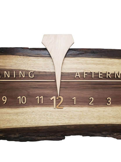 Cricket:3 - foot Walnut/Maple - Linear Clockworks
