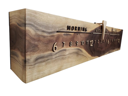 Flow:3 - foot Walnut/Maple - Linear Clockworks