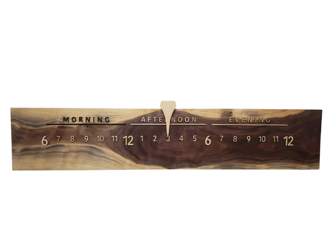 Flow:3 - foot Walnut/Maple - Linear Clockworks