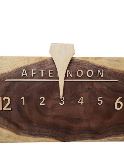 Flow:3 - foot Walnut/Maple - Linear Clockworks