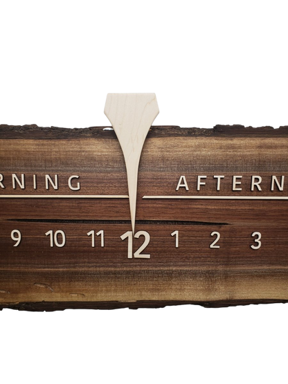 Metzger:3 - foot Walnut/Maple - Linear Clockworks