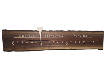 Metzger:3 - foot Walnut/Maple - Linear Clockworks