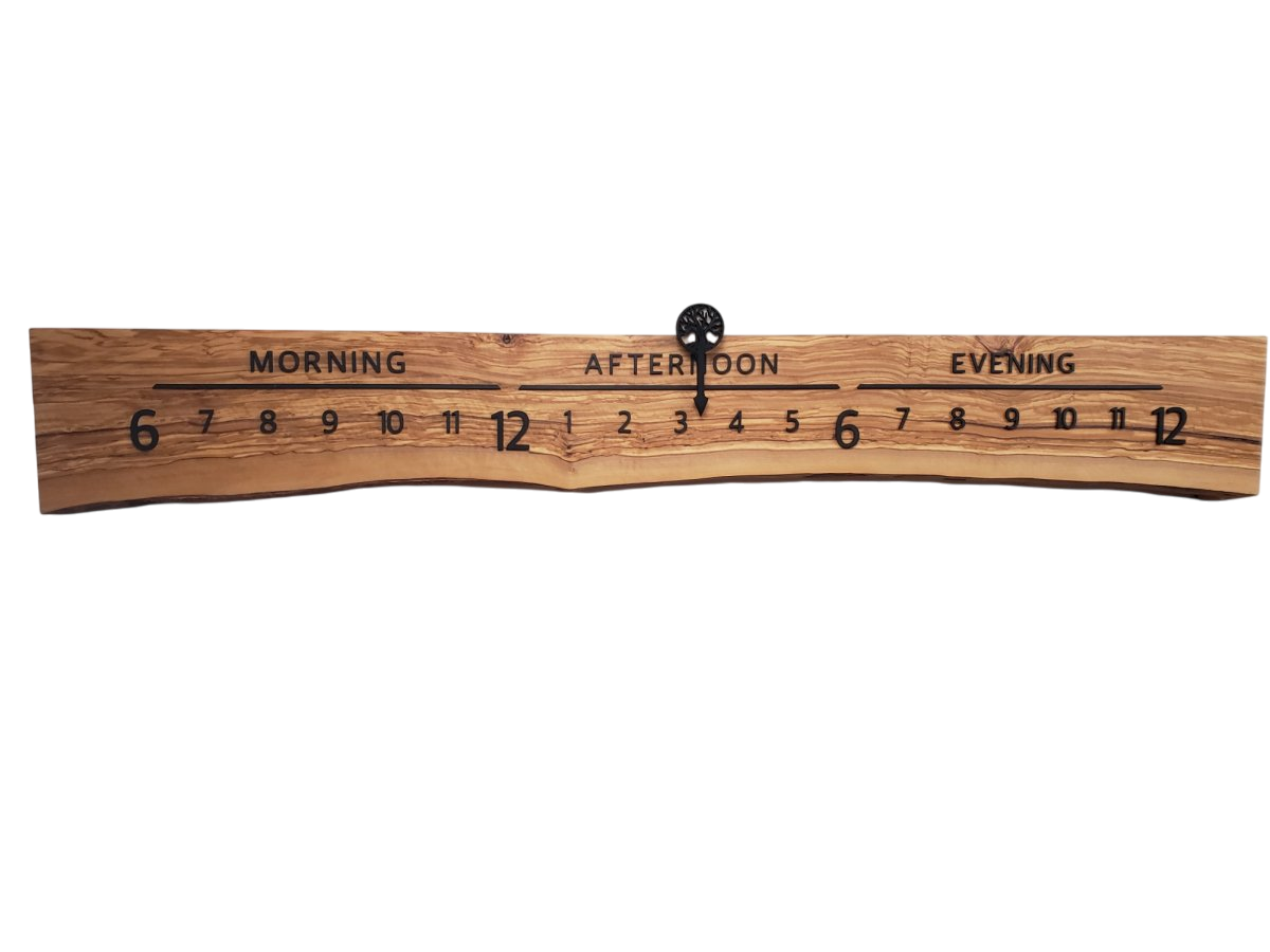 Lambda:5 - foot Olivewood/Walnut - Linear Clockworks