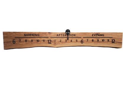 Lambda:5 - foot Olivewood/Walnut - Linear Clockworks