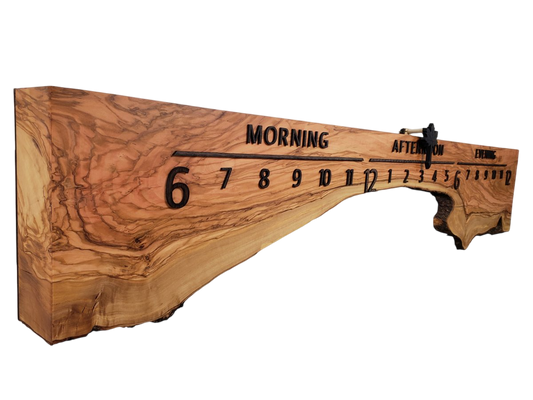 GoldenGate:5 - foot Olivewood/Wenge - Linear Clockworks