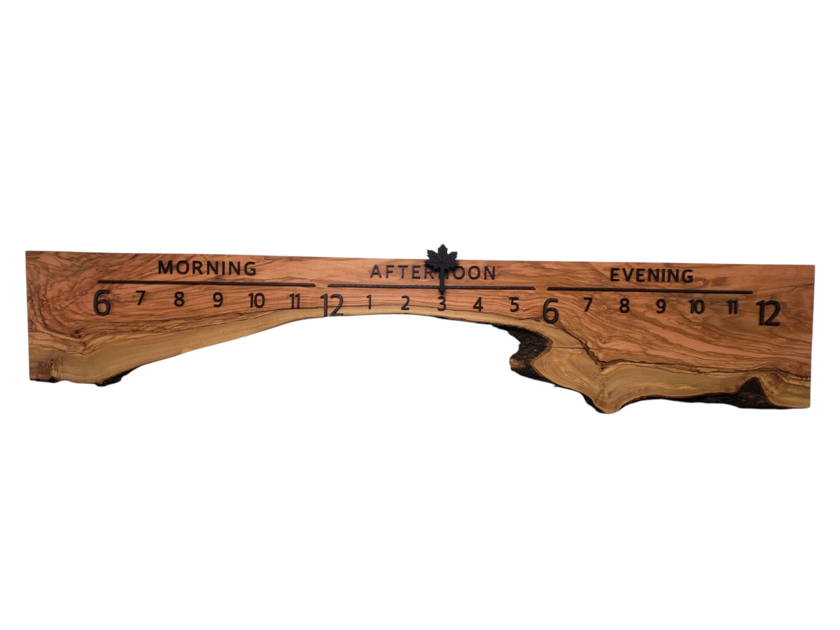 GoldenGate:5 - foot Olivewood/Wenge - Linear Clockworks
