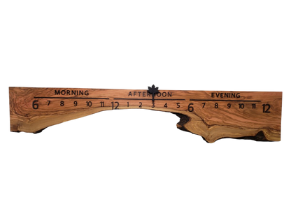 GoldenGate:5 - foot Olivewood/Wenge - Linear Clockworks