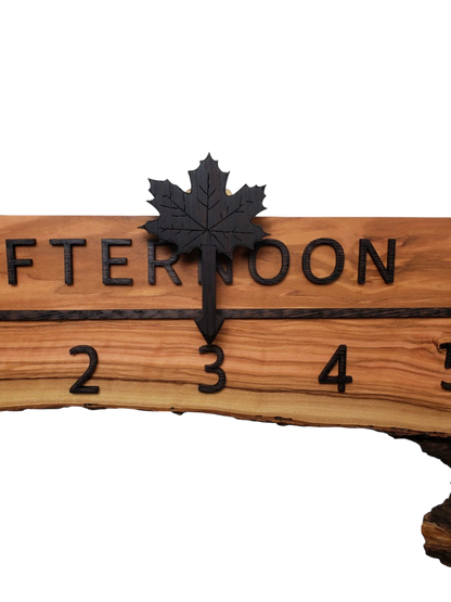 GoldenGate:5 - foot Olivewood/Wenge - Linear Clockworks