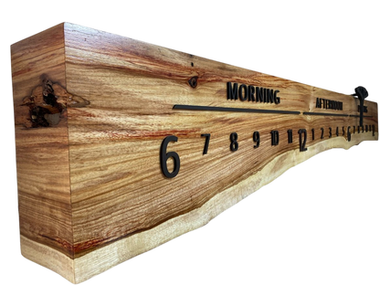 Malise:5 - foot Canarywood/Walnut - Linear Clockworks