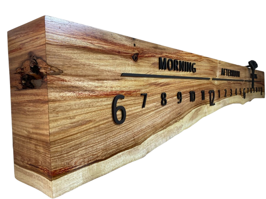 Malise:5 - foot Canarywood/Walnut - Linear Clockworks