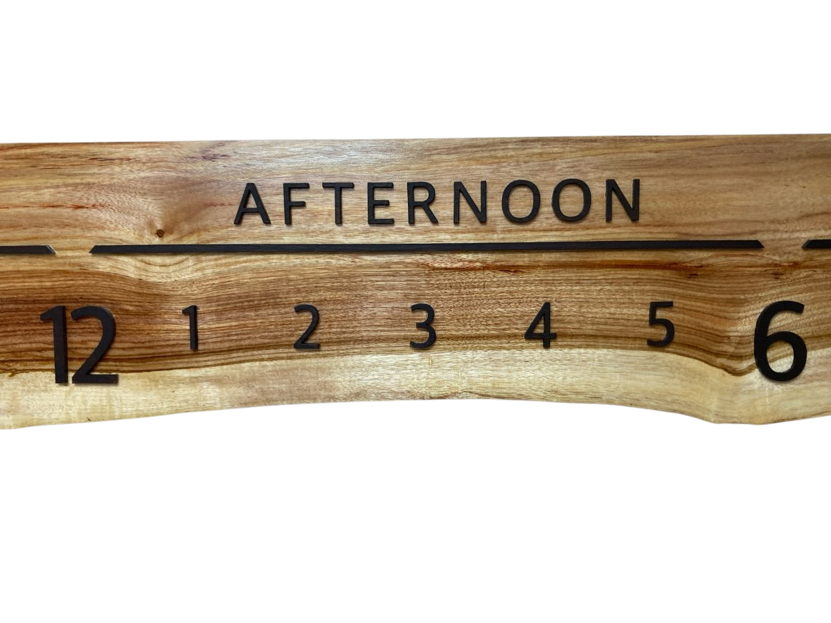 Malise:5 - foot Canarywood/Walnut - Linear Clockworks