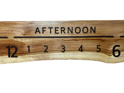 Malise:5 - foot Canarywood/Walnut - Linear Clockworks