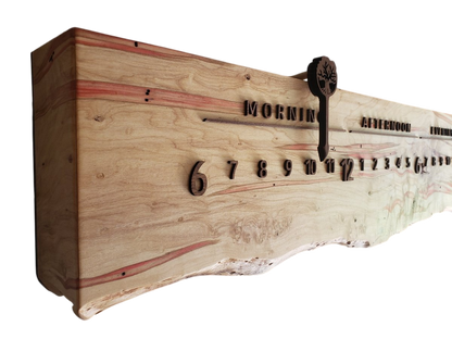 Jasper:3 - foot Box Elder/Walnut - Linear Clockworks