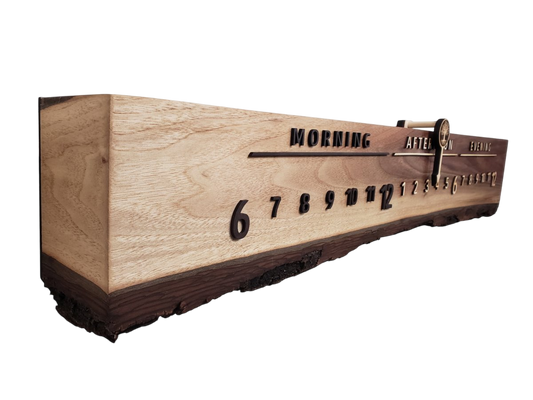 Dawn:3 - foot Walnut/Maple - Linear Clockworks