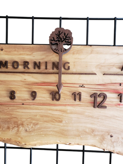 Jasper:3 - foot Box Elder/Walnut - Linear Clockworks