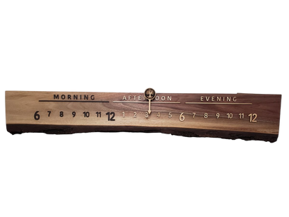 Dawn:3 - foot Walnut/Maple - Linear Clockworks