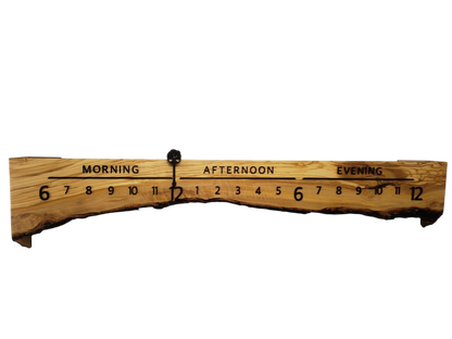 Georgia:5 - foot Olivewood/Wenge - Linear Clockworks