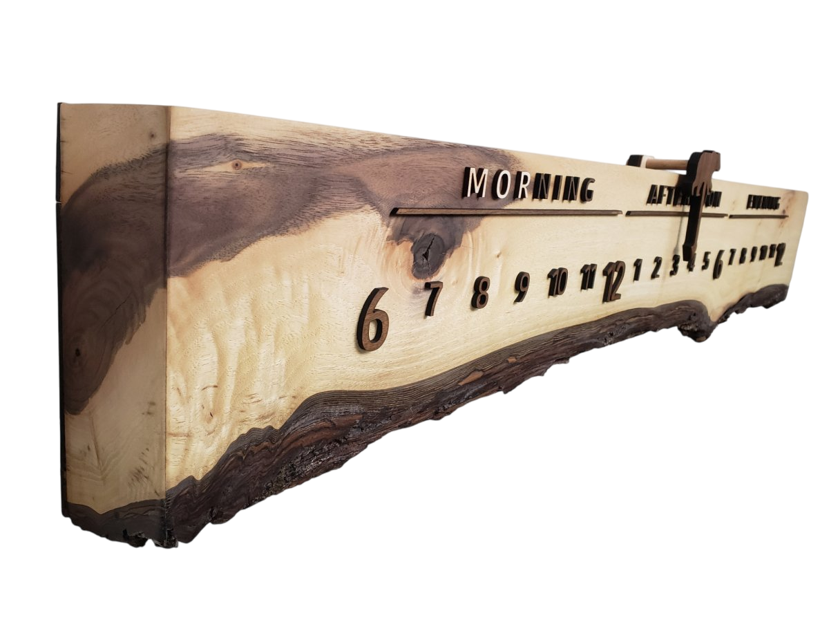 Forrest:3 - foot Walnut/Walnut - Linear Clockworks