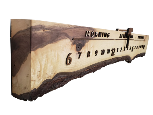 Forrest:3 - foot Walnut/Walnut - Linear Clockworks