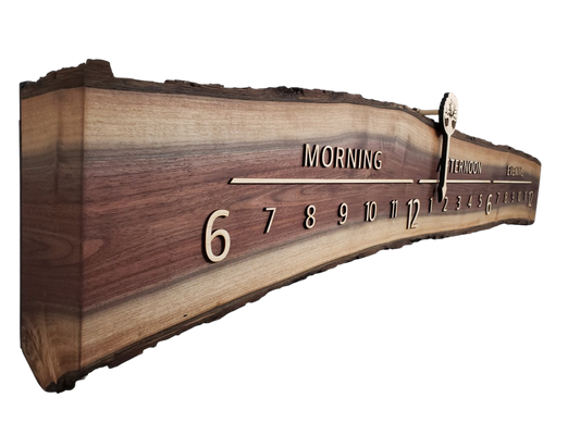 Grace:5 - foot Walnut/Maple - Linear Clockworks