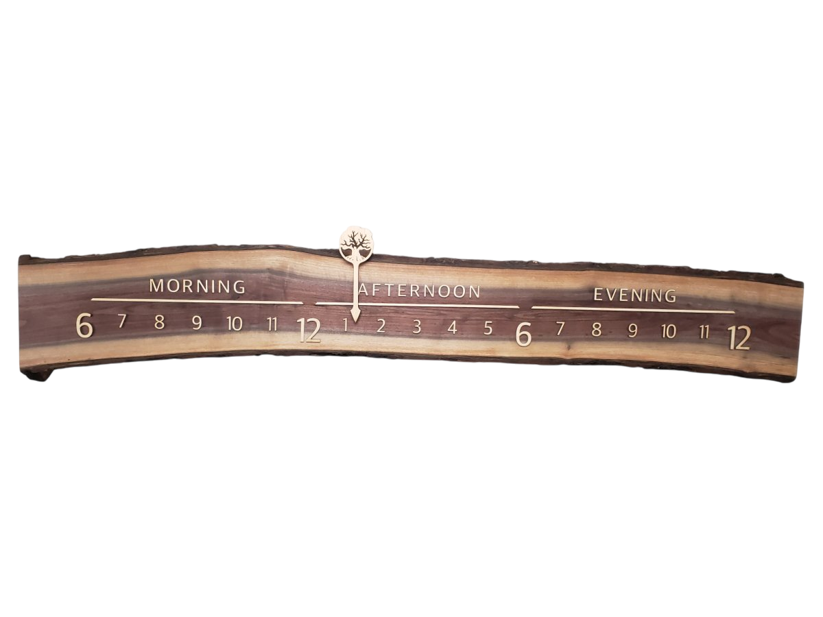 Grace:5 - foot Walnut/Maple - Linear Clockworks