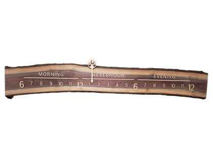 Grace:5 - foot Walnut/Maple - Linear Clockworks