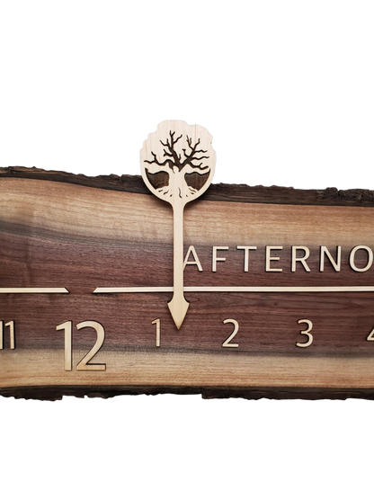 Grace:5 - foot Walnut/Maple - Linear Clockworks