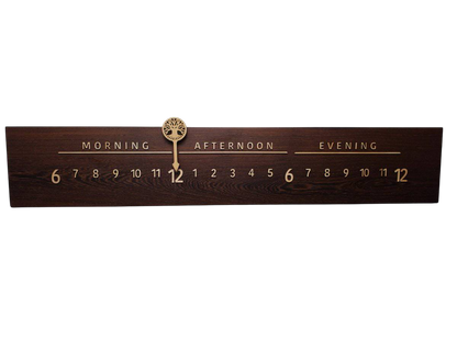 Glimmer: 3 - foot Wenge/Maple - Linear Clockworks