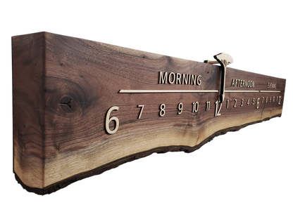 Fuji:5 - foot Walnut/Maple - Linear Clockworks