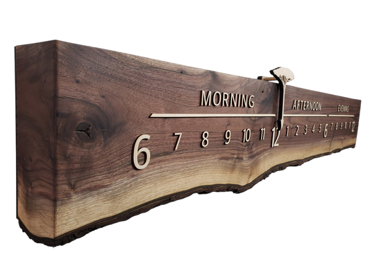 Fuji:5 - foot Walnut/Maple - Linear Clockworks