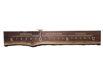 Fuji:5 - foot Walnut/Maple - Linear Clockworks