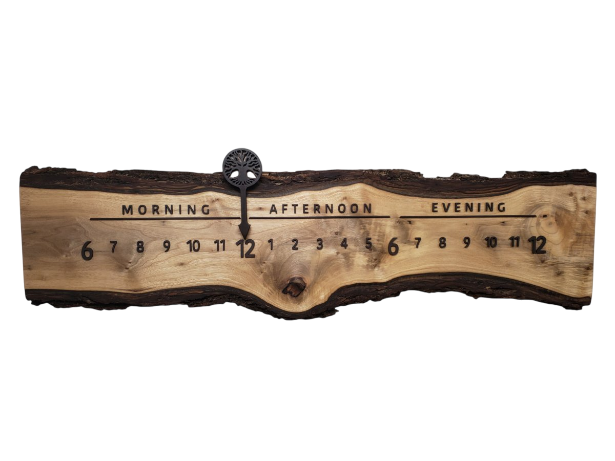 Lace:3 - foot Walnut/Walnut - Linear Clockworks