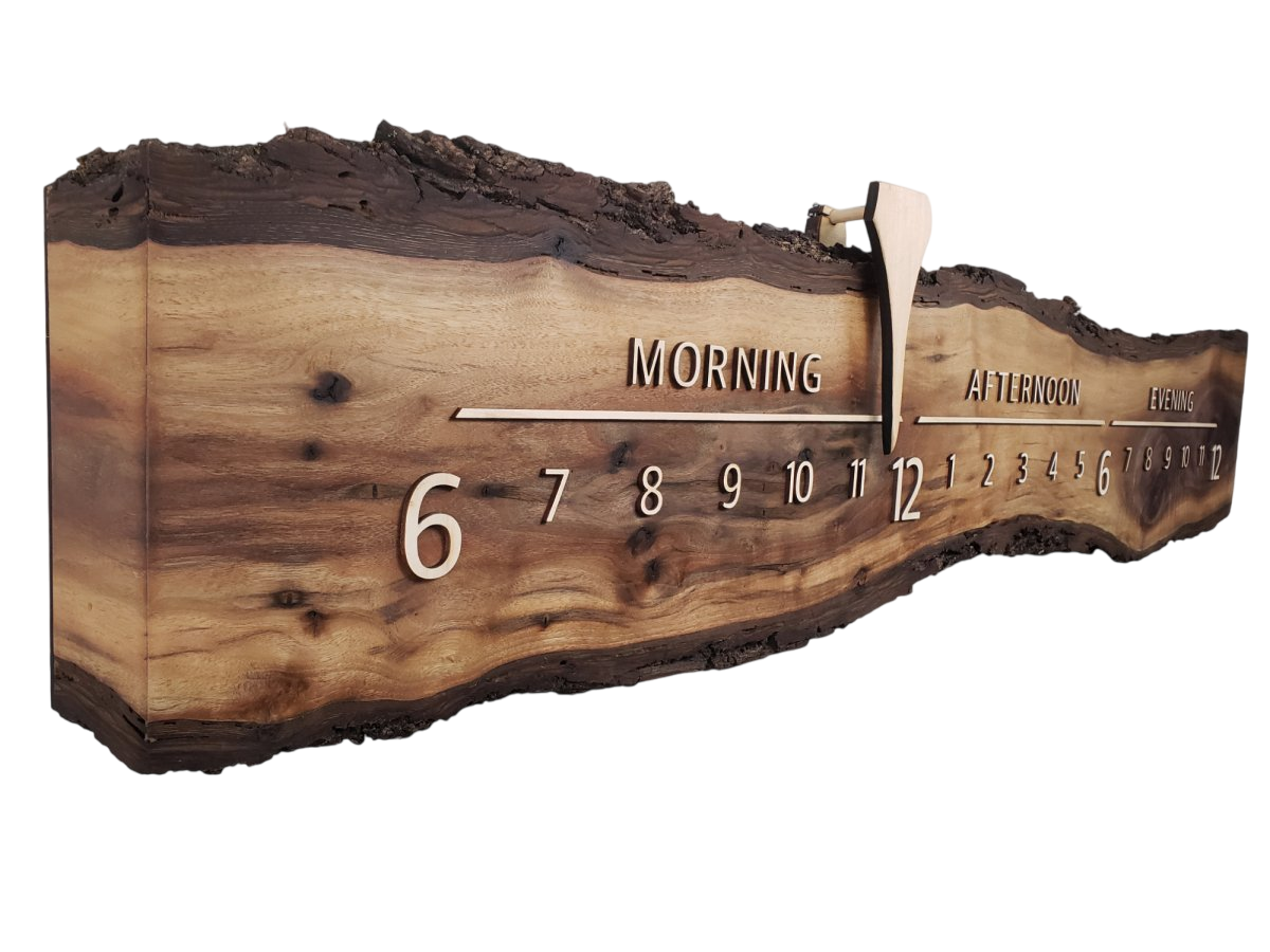 Meteor:5 - foot Walnut/Maple - Linear Clockworks