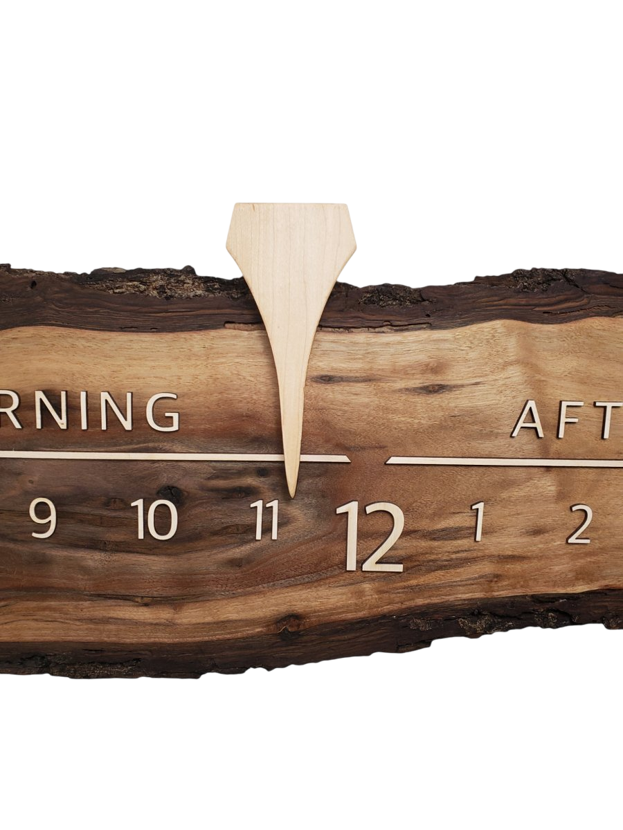 Meteor:5 - foot Walnut/Maple - Linear Clockworks