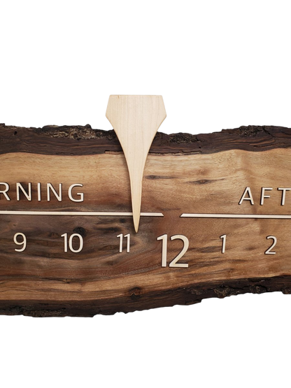 Meteor:5 - foot Walnut/Maple - Linear Clockworks
